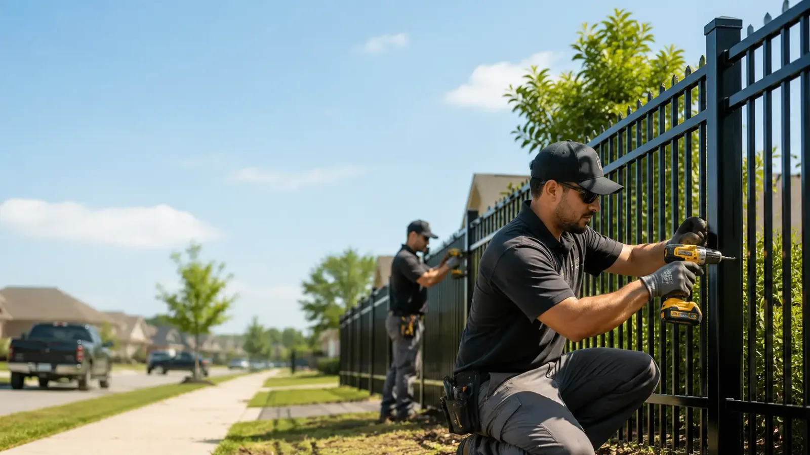 Metal Fence Installation in Montevallo, AL